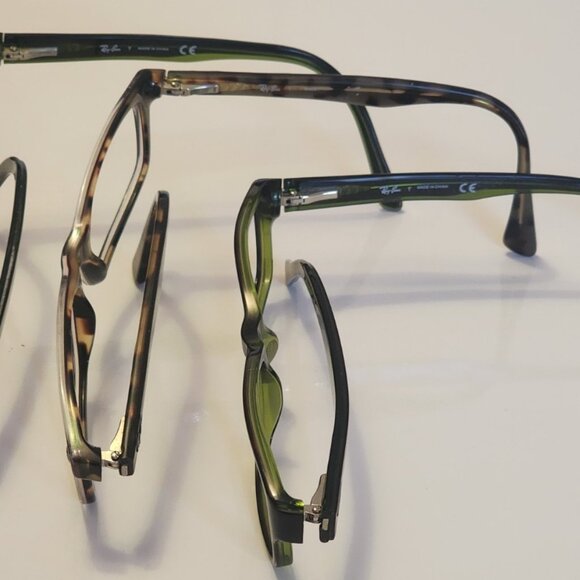 UNISEX RAYBAN Three Pairs of ONLY , NO LENSES  Eye frames 52-16-140, - Picture 4 of 5